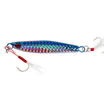 Emma Lead Iron Plate Laser Luya Bass Bait Slow Shake Cushion Fishing Lures Colorful Reflective – Lure – view 1