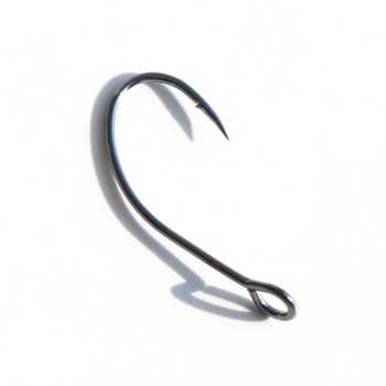 Big Eye Single Hook, Stream Trout Iron Plate Hook, Anti-corrosion Reinforced Black Nickel Fishing Hook – Hooks – view 1