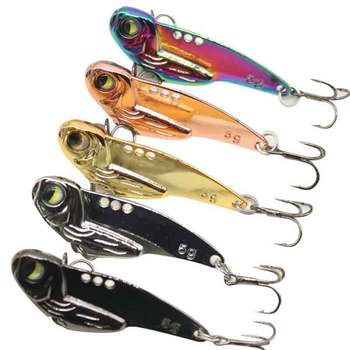 Ares Vib Luya Artificial Hard Bait Sequin Metal Micro VIB Far-cast Sea Fishing Freshwater Seawater Black Bass – Metal Jig – view 1