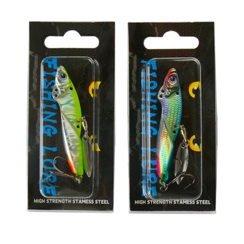 Hammaz Cheetah Iron Plate Lead-coated Copper Far-cast Artificial Hard Bait Hooks Tremor Rotating Sequins Cushion Bass Luya Bait – Hard Lure – view 1
