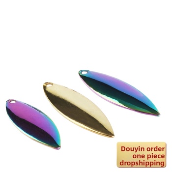 [100 Pack] Iron Live Bait Luya Bait Modification Accessories Noise Sheet Fishing Lure Without Hooks – Hooks – view 1