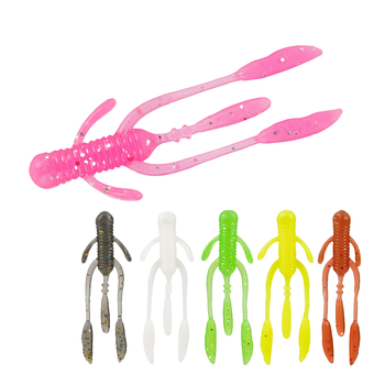 Floating Ned Rig Soft Bait, Soft Worm Bionic Lure, Mini Lead Head Hook for Black Pit, Freshwater Fishing for Bass &Mandarin Fish – Soft Lure – view 1
