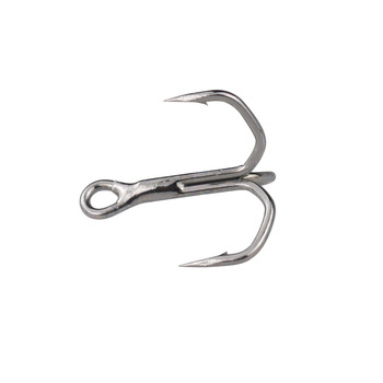 4X Reinforced Heavy Duty Treble Hook, Triangle Sharp Barbed Treble Anchor Hook, Multi Sizes 50 Pcs Pack Fishing Hooks – Hooks – view 1
