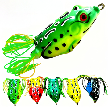 Customized Thunderfrog Lure Vib Bait Set Copper Artificial Soft Bait Simulation Frog Blood Slot Hook Modification Special – Soft Lure – view 1