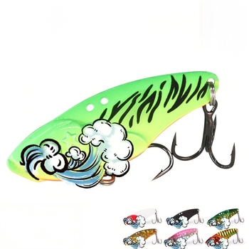 Custom Metal Vib Dragon Tooth Luya Artificial Hard Bait Lure Fishing Gear for Far Cast with Hooks Wholesale – Metal Jig – view 1