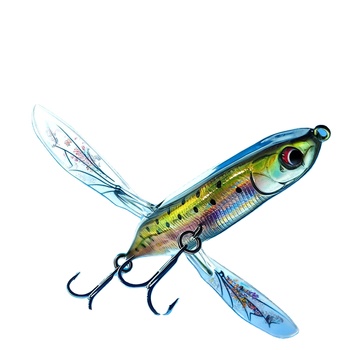 Custom Surface Tractor Dragonfly Fishing Bait Floating Swing Popper Hard Bait Lure Insect Fishing Gear Stainless Steel Perch – Popper – view 1