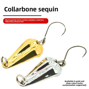 Zinc Alloy Clavicle Lure Sequin Micro-object Cock-mouth Makou Stream Freshwater Fish Artificial Hard Bait Killing Bait – Hard Lure – view 1