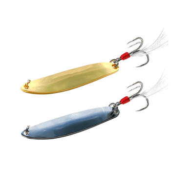 Custom Spoon Type Zinc Alloy Artificial Hard Bait Large Gram Weight Sequins Dragon Scales 20-30-40-50g Dogfish Bambos Fishing – Metal Jig – view 1