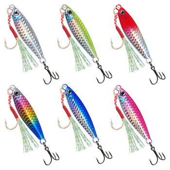 Custom ABS Falling Luya Bait Set Far-cast Fish Scale Pattern Sequin Cushion Bass Pencil Submerged Lure Fishing Gear – Pencil – view 1