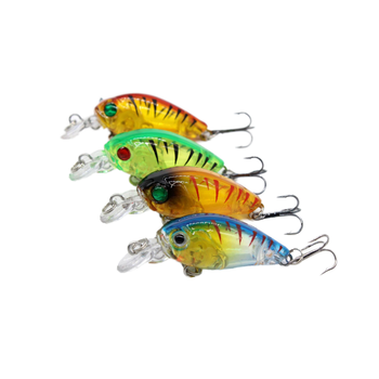 Mini Crankbait Minnow Lure, 4g 4.8cm Plastic Bionic Artificial Bait Freshwater Fishing Tackle Wholesale – Minnow – view 1