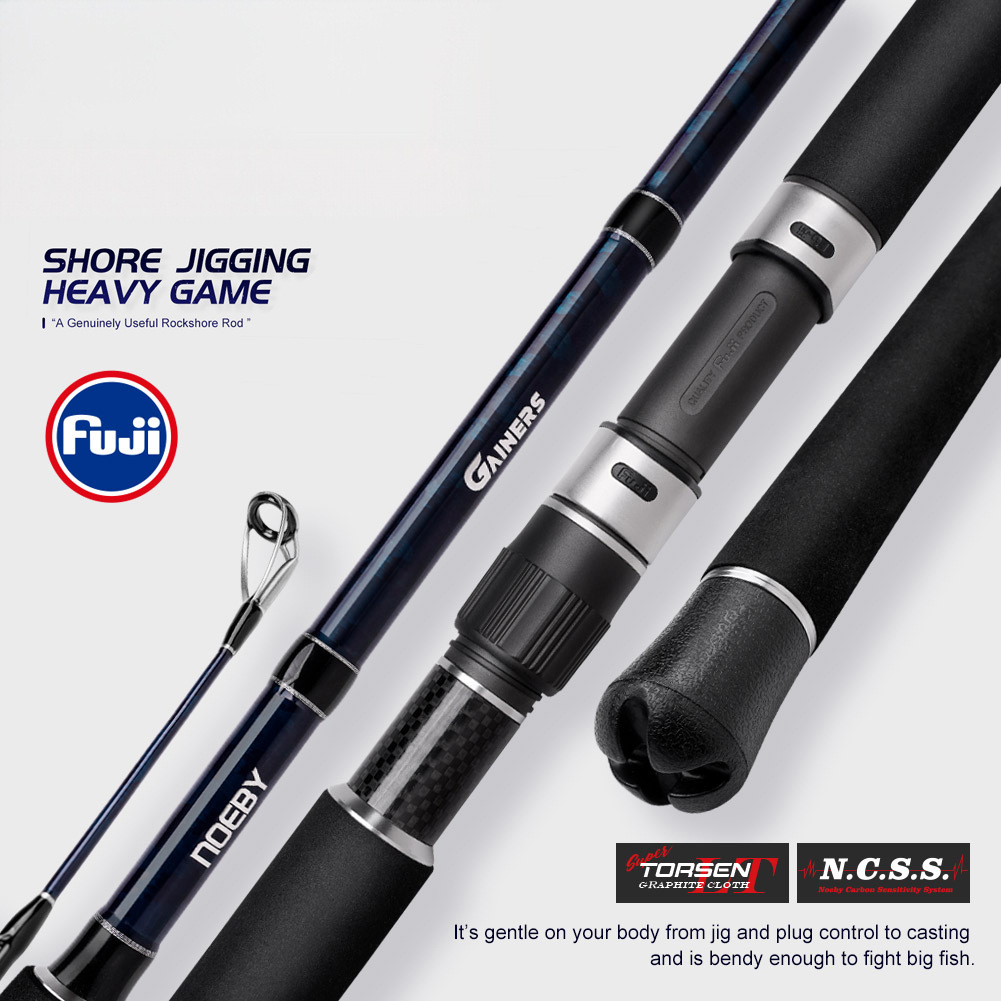 Heavy Lure Rod 2.6-3.05m Shore Throwing Bamboo & Wood 2-Section Far/Jigging Fishing Rod Light Wave Climbing – Fishing Rod – view 2