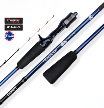 Soft Tail Boat Raft Fishing Rod for Octopus Squid Cuttlefish with Fuji O-ring Guides 1.5m – Soft Lure – view 1