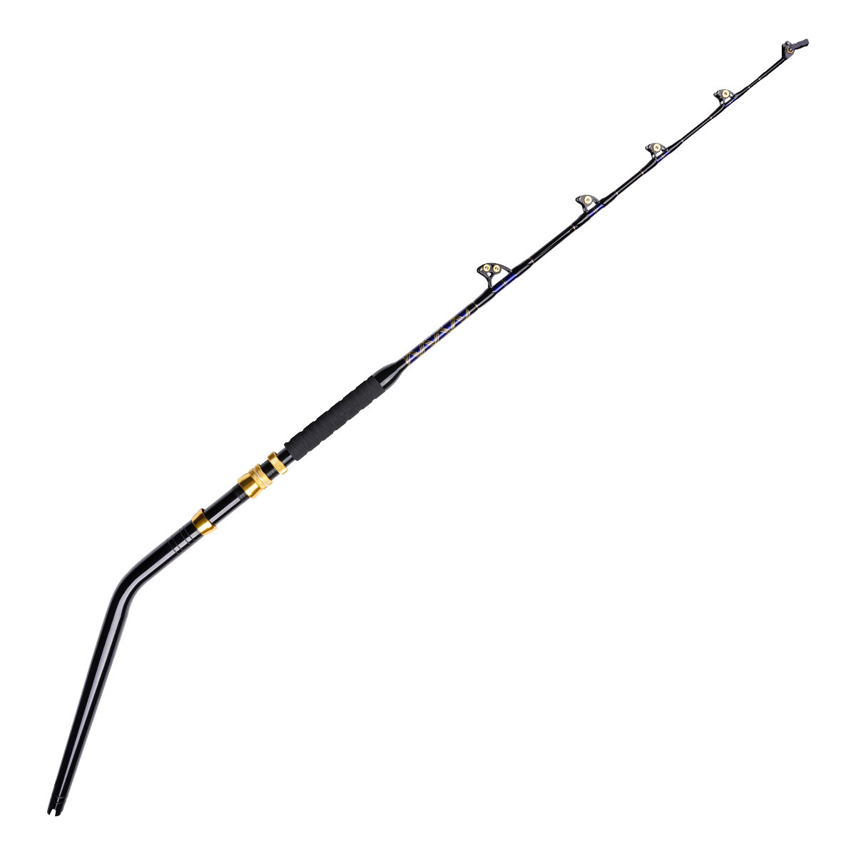 Deep Sea Towing Fiberglass Fishing Rod with Metal Handle 1.8m Solid Rod Body Hard Action – Fishing Rod – view 1