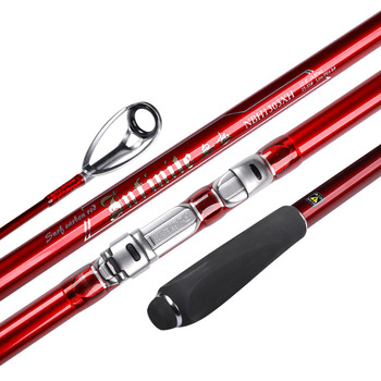 Wuji Beach Long-Distance Cast Rod 3-Piece Hard Action Carbon Fishing Rod for Shore Ocean Use Foreign Trade Wholesale – Hard Lure – view 1