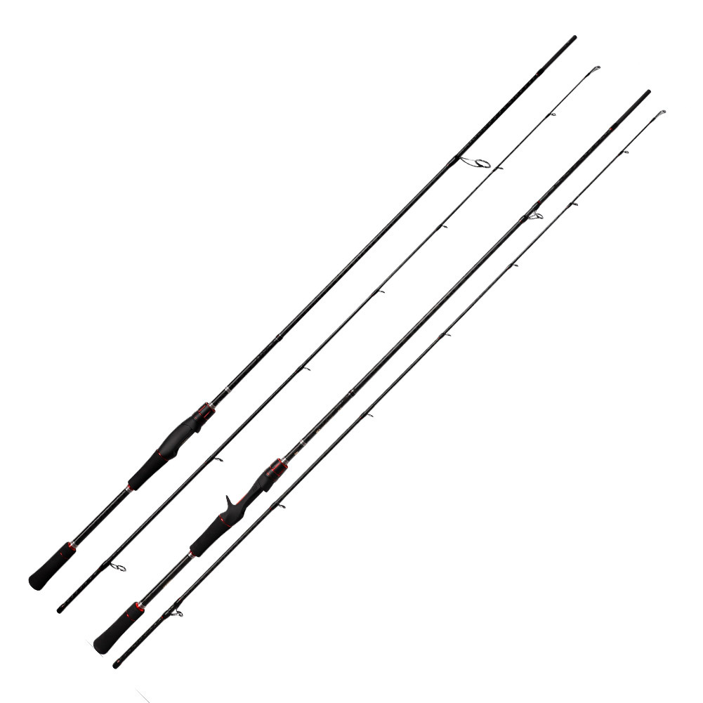 2-Section Carbon Fishing Rod Gun Straight Handles Hard Action Lure Fishing 2-3m Size Long-Range Quick Adjustment – Fishing Rod – view 5