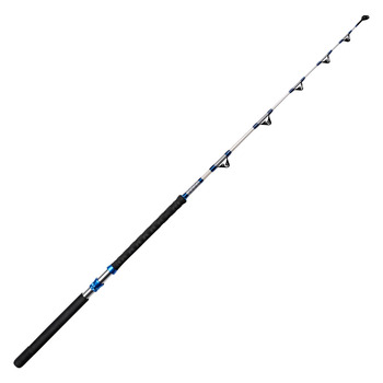 For Carbon Deep Sea Towing Boat Fishing Rod with Hard Action Straight/Bent Lever Rotating Fixed Guide Ring 2 Sections – Hard Lure – view 1