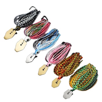 Factory Wholesale Stainless Steel Sequin Jig Water Baffle Bearded Lure Artificial Bait Hooks 7g 9g 11g 18g 21g Fish – Metal Jig – view 1