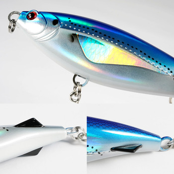 For Nobie Luya ABS Sea Fishing Big Sinking Pencil Hard Bait 150mm/85g Boat Fishing Gear Without Hooks – Pencil – view 1