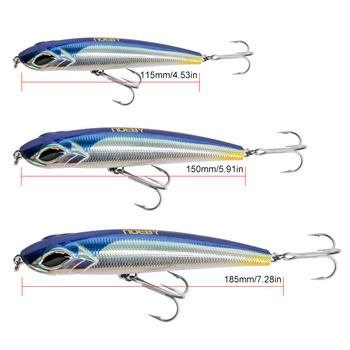For Nobby ABS Submerged Pencil Hard Bait 150mm/62g for Saltwater Fish Sea Fishing Without Hooks – Pencil – view 1