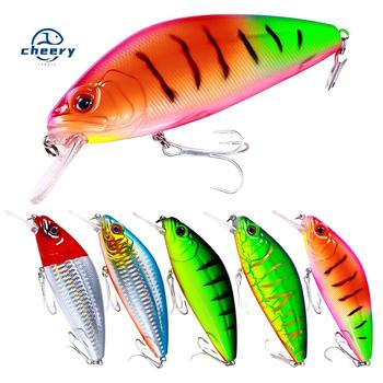 CHEERY For 120mm 15g Slow Sinking Midwater Heavy Wobblers Saltwater Minnow Artificial Bait Hard Plastic Sea Fishing Lures – Minnow – view 1
