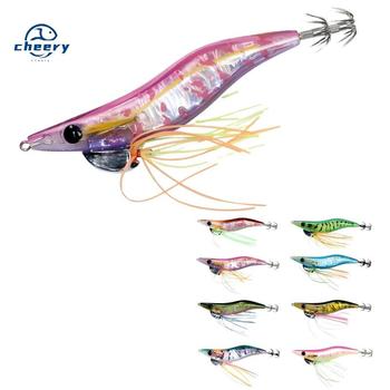 CHEERY New Squid Jig 92mm 11g 2.5# Midwater Bait Hard Plastic Fishing Lure for Sea Bass Salmon Catfish Saltwater Boat Use – Metal Jig – view 1