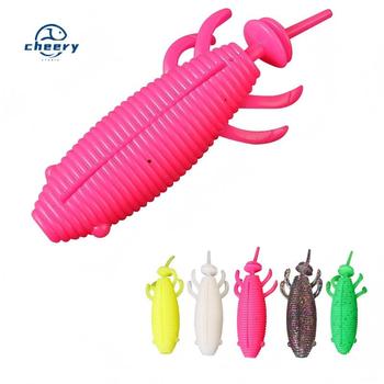 CHEERY Twin Tail Silicone Soft Swim Bait Topwater Lure for Marlin Pike & Cod-Ice Fishing Use 8cm with Hooks – Soft Lure – view 1