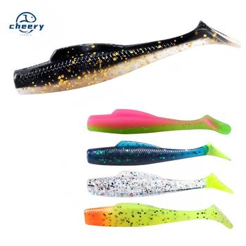 CHEERY 80mm TPE Artificial Soft Bait 4.8g Floating Water Insect Lure 6pcs ABS Material for Carp Pike Perch Zander Cod – Soft Lure – view 1