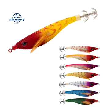 CHEERY Floating ABS Luminous Squid Jig Lure Midwater Baits Sea Fishing Saltwater Fish Target Species Shrimp Jigging Octopus – Metal Jig – view 1