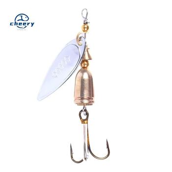 CHEERY Wholesale SP136 7cm 8.9g Printed Artificial Metal Spinner Baits Spoon Fishing Lures for Saltwater & Float Fishing – Metal Jig – view 1