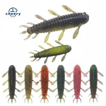 CHEERY New Style 5cm 1.9g Green Pumpkin Saltwater Fishing Bottom Fishing Soft Bait Printed – Soft Lure – view 1