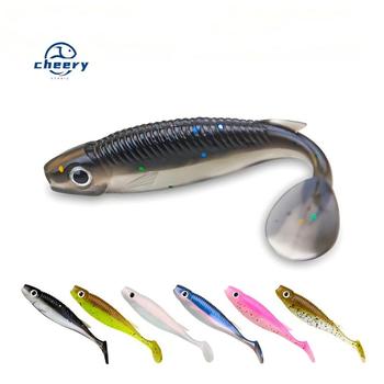 CHEERY Artificial Fishing Lure for Lure Fishing Soft Bait Rubber Fish Plastic Shad Bait Silicone T Tail Swim Bait Catfish Marlin – Soft Lure – view 1