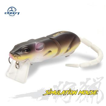 CHEERY Lure Mino 3D Bionic Mouse Multi-segmented Bait Stainless Steel 85mm 17g Ultra-realistic Swim Action for Bass – Lure – view 1