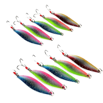 CHEERY 5g-14g Silver Carp & Bighead Carp Artificial Hard Bait Metal Spoons Spinners Lures for Ocean Boat Fishing – Metal Jig – view 1