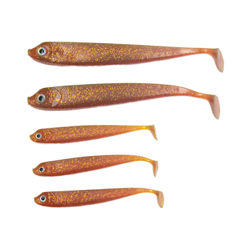 CHEERY Factory Price 4 Sizes 3D Eyes Artificial Hard Bait T-Tail Paddle Tail Fish Lure PVC River Use – Hard Lure – view 1