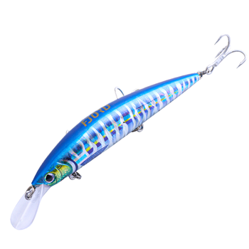 CHEERY Printed Glowing Minnow Lure Kit 90mm 29g with 3D Color for Saltwater & River Bass Fishing Swim Baits – Minnow – view 1