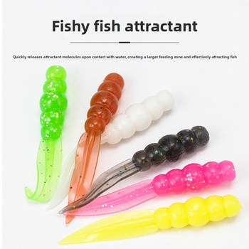 CHEERY Scented Soft Lures for Bottom-Fishing Leaf-Tail Floating Lures 20-Piece Pack Hooks Mandarin Fish Bass Soft Baits – Soft Lure – view 1
