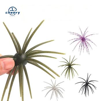 CHEERY Floating Bionic Crankbait Lifelike Sea Urchin-Shaped Soft Lure Black-Pit Wild-Water Mandarin Fish Bait Cross-Border – Soft Lure – view 1