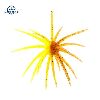 Cheery Sea Urchin Printed PVC Artificial Soft Bait for Topwater & Midwater Float Fishing Target Species Bass Snapper Marlin – Soft Lure – view 1