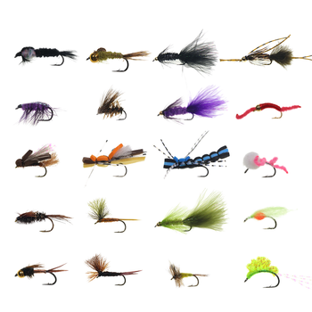 CHEERY New Arrival Cross-border Fly Fishing Lure Set, Bionic Insect Nymph & Dry Flies with Tungsten Bead Head, Equipped Fly Box – Lure – view 1