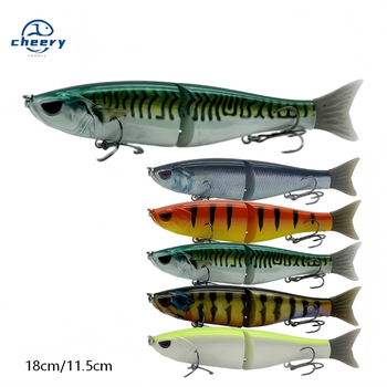 Cheery Lvde 18 Centimeter 65.5g Single Jointed ABS Gliding Fish Sinking Lure Big Game Trout Bass Fishing Swim Bait – Hard Lure – view 1