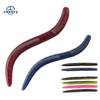 Cheery 13.5cm 10g Senko Worm Soft Plastic Lure Texas Rig Lure Senco Maggot Salty Baits for Freshwater Fishing 50mm Size – Soft Lure – view 1
