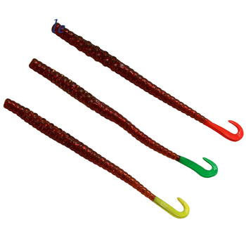 New Arrival Sinking Earthworm Stick Worm Soft Lure with Insert Worm Weight, Drop Shot Rig Bait for Pond Bass – Soft Lure – view 1
