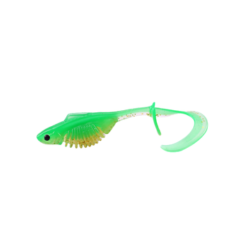 Curly & T Tail Soft Worm Lures with Two Swimming Actions, Micro Artificial Bait for Bass and Topmouth Culter – Soft Lure – view 1