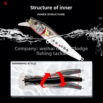 Hunting House Artificial Hard Bait Dead-Fish-Style Crankbait Hunched Back Floating 65/85mm 5/85g for Bass Mandarin Fish – Hard Lure – view 1