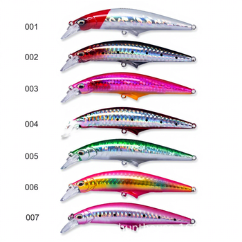 New-Style Quivering Minnow Sinking Artificial Hard Bait Lure Ultra-Long-Cast Laser-Finish Deep-Diving Action No – Minnow – view 1