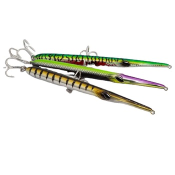 Big Javelin Artificial Hard Bait Pencil Lure Sea Fishing Long-Casting Sinking/Surfacing VMC Hook Integrated Fish – Pencil – view 1