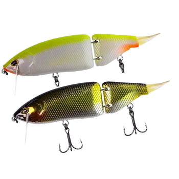 Floating Multi-Joint Trolling & Gliding Hard Minnow, Double Jointed Fishing Lure, 165mm / 135mm – Minnow – view 1