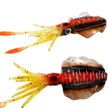 New Luminous Trolling Soft Squid Lure, Silicone Octopus Skirt Soft Bait – Soft Lure – view 1