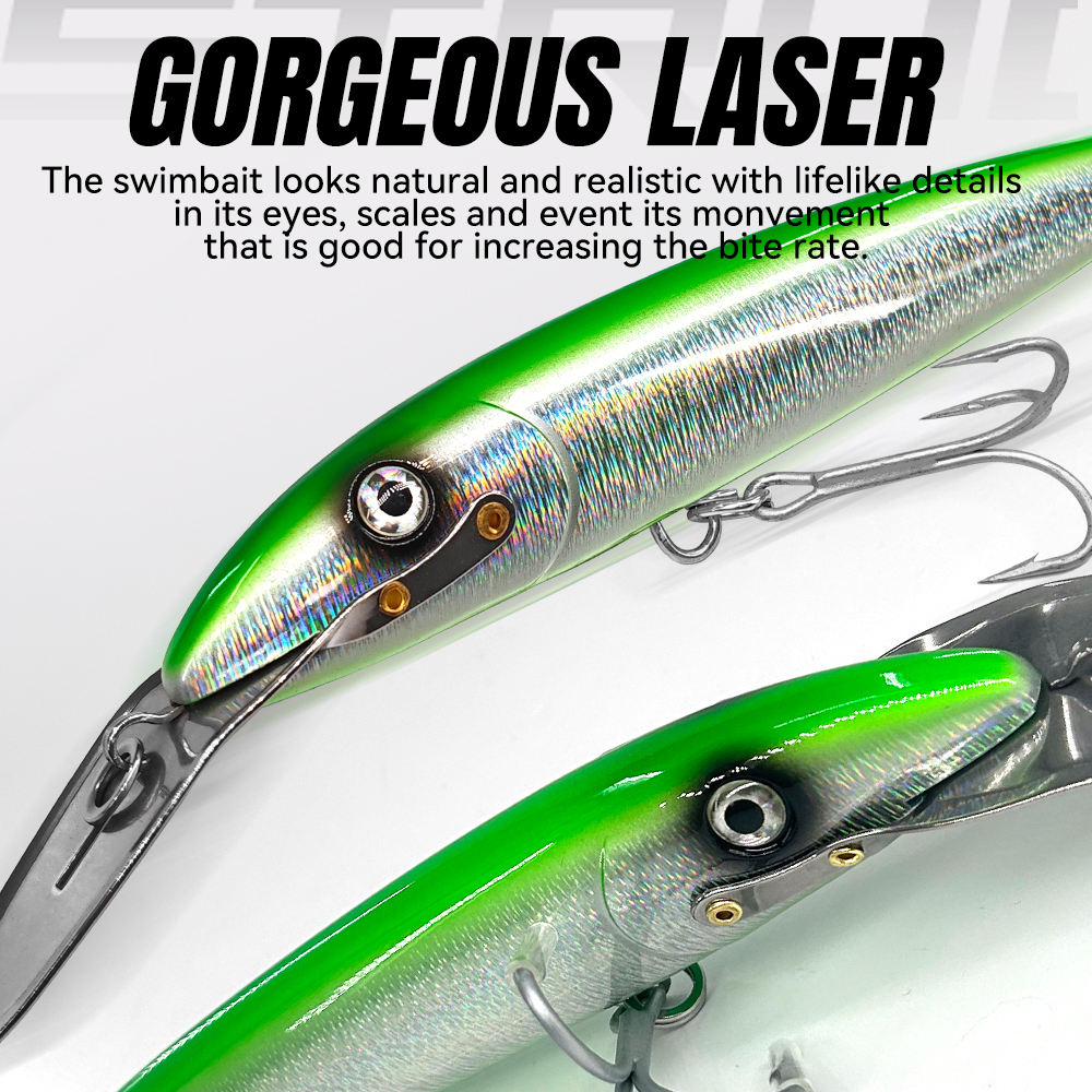 80g Wholesale Plastic Hard Lure 4-6m Diving Floating Minnow Artificial Bait for Ocean & Lake Boat Fishing Swimbait for Rivers – Hard Lure – view 5