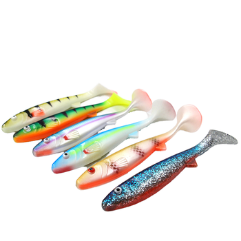 16cm 38g Printed PVC Soft Plastic Shad Swim Bait Fishing Lure for Pike Northern Mullet River/Lake/Stream Use Supplier Wholesale – Soft Lure – view 1
